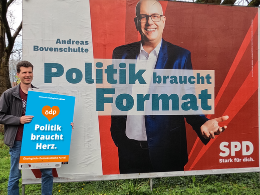 Plakatwahlkampf in Bremen