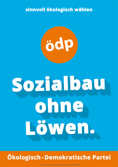 Revölution - Wahlplakat der ÖDP Bremen zur 21. Bremer Bürgerschaftswahl