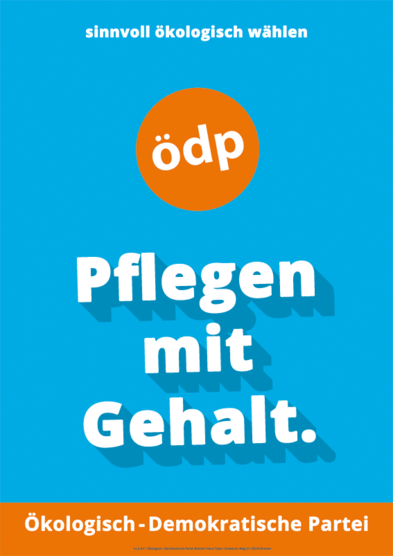 Revölution - Wahlplakat der ÖDP Bremen zur 21. Bremer Bürgerschaftswahl