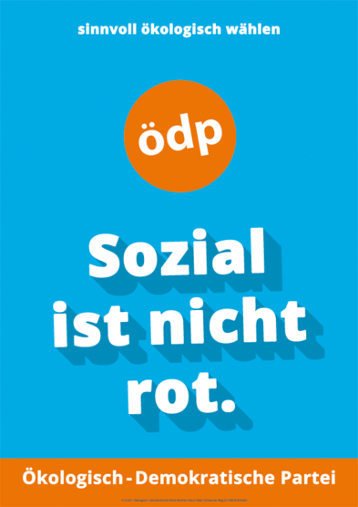 Revölution - Wahlplakat der ÖDP Bremen zur 21. Bremer Bürgerschaftswahl