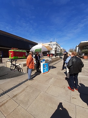 Infostand in Bremerhaven