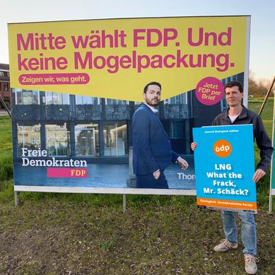 Plakatwahlkampf in Bremen