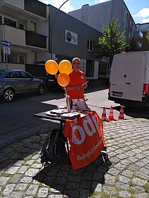 Infostand in Bremerhaven