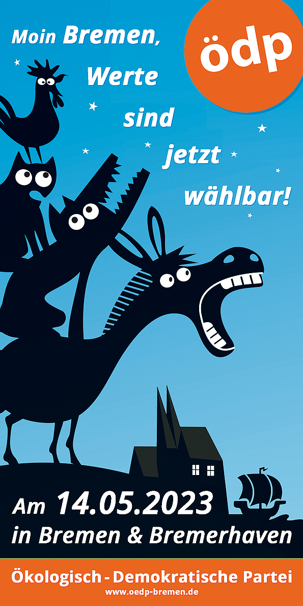 Moin Bremen, Werte sind jetzt wählbar! Am 14.05.2023 in Bremen und Bremerhaven