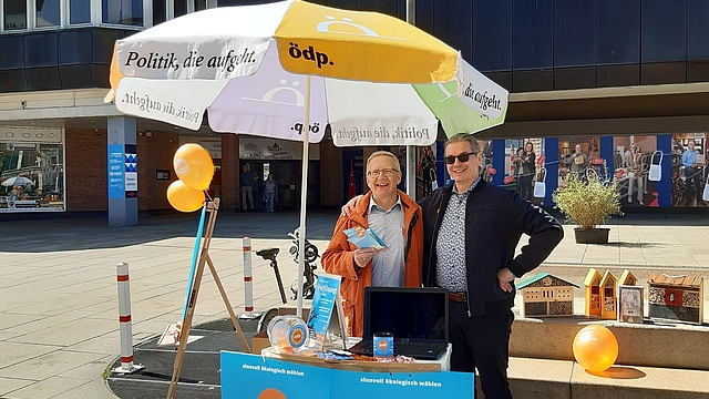 Infostand in Bremerhaven