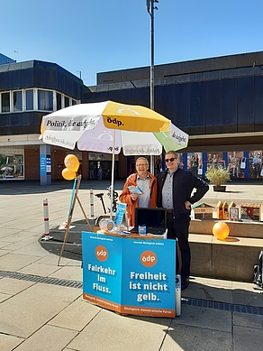 Infostand in Bremerhaven