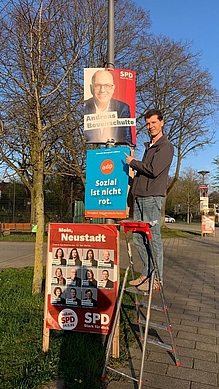 Plakatwahlkampf in Bremen