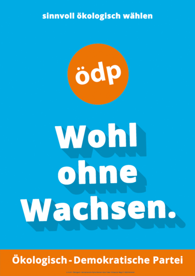 Revölution - Wahlplakat der ÖDP Bremen zur 21. Bremer Bürgerschaftswahl