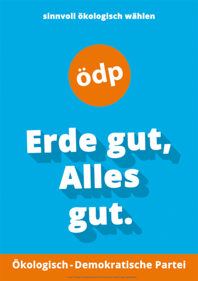 Revölution - Wahlplakat der ÖDP Bremen zur 21. Bremer Bürgerschaftswahl