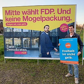 Plakatwahlkampf in Bremen